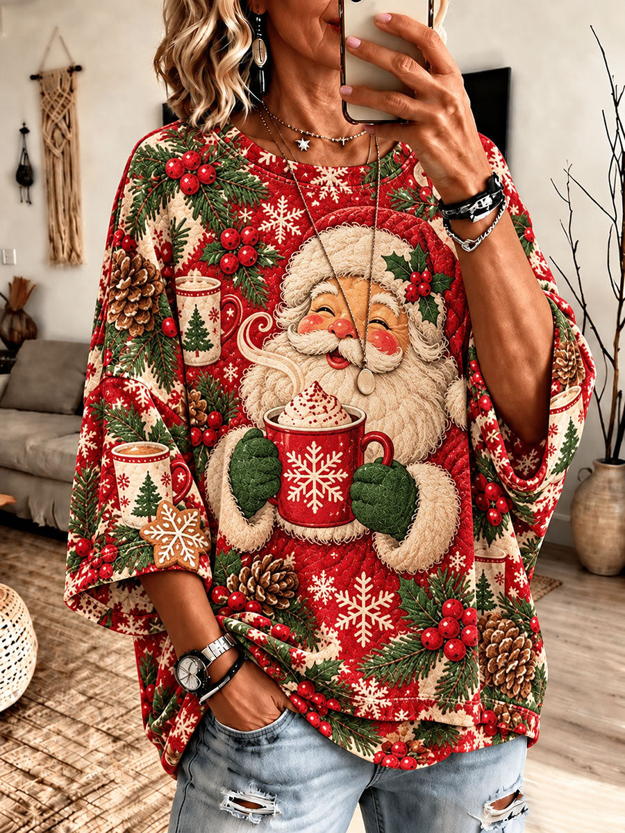 Women's Christmas Print Casual Top
