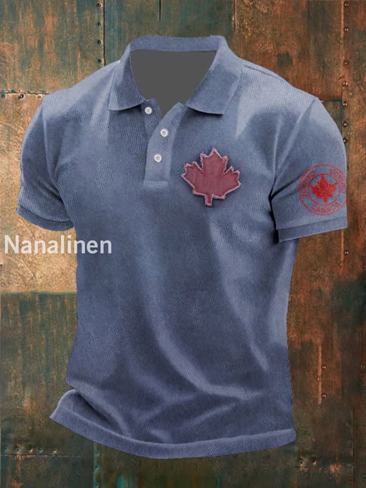 Man’s Canada Day Print Short Sleeve Top As picture / S