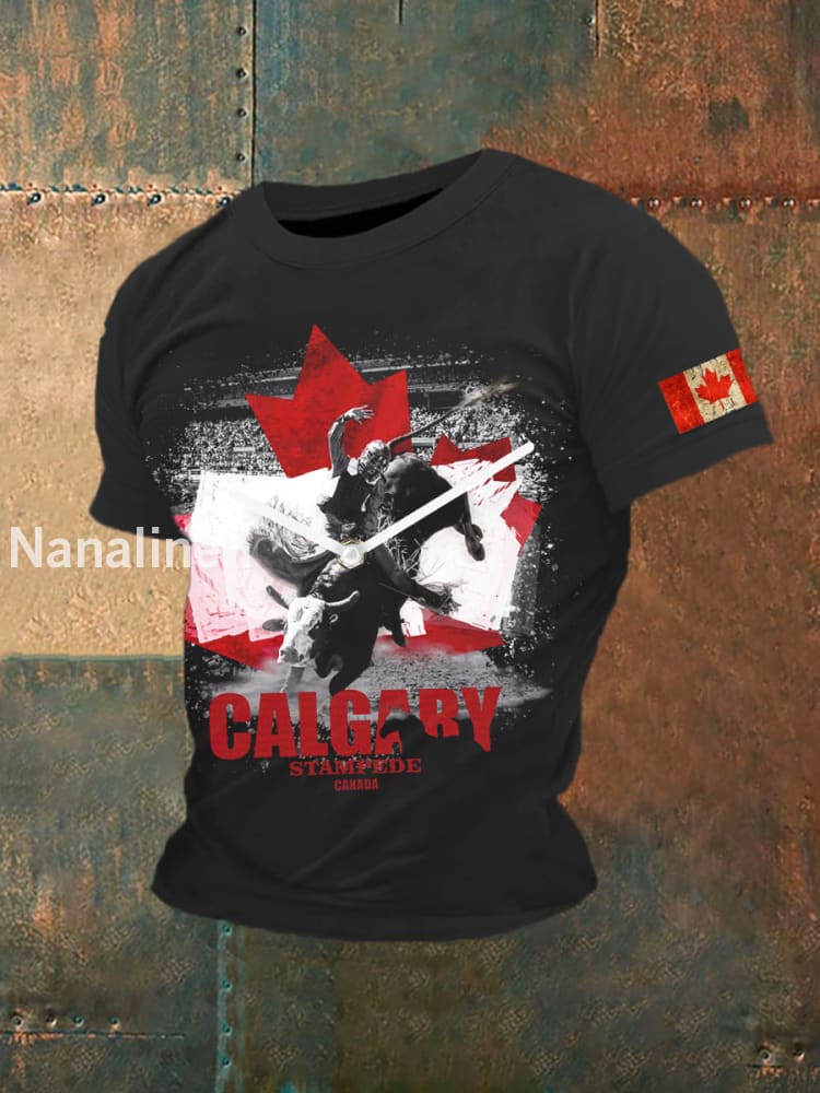 Men’s Calgary Stampede T-shirt Black / S