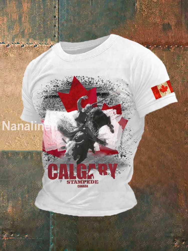 Men’s Calgary Stampede T-shirt White / S
