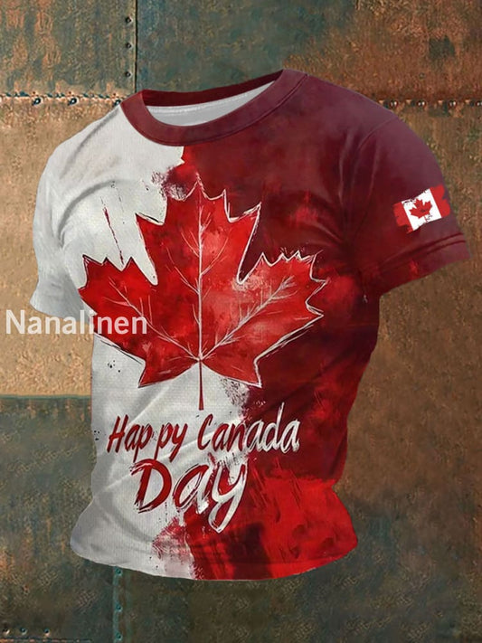 Men’s Canada Print Casual T-Shirt Red / S