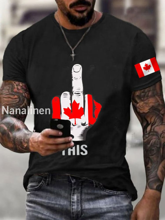 Men’s Defend Canada Tee Black / S
