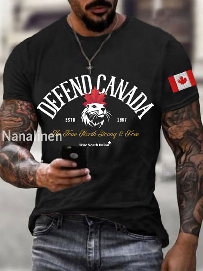 Men’s Defend Canada Tee Black / S