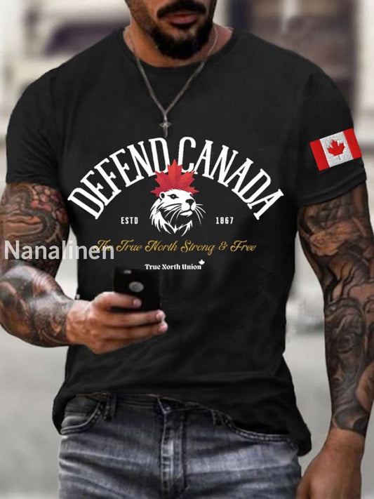 Men’s Defend Canada Tee Black / S