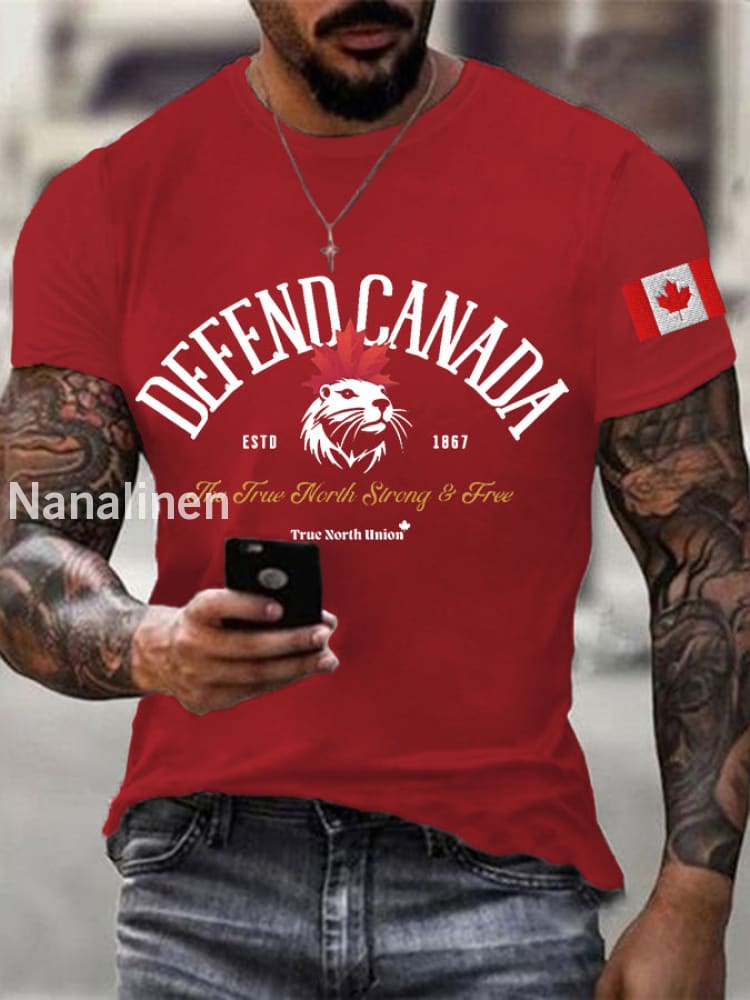 Men’s Defend Canada Tee Red / S
