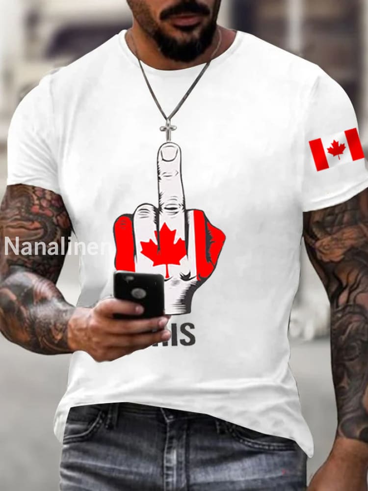 Men’s Defend Canada Tee White / S