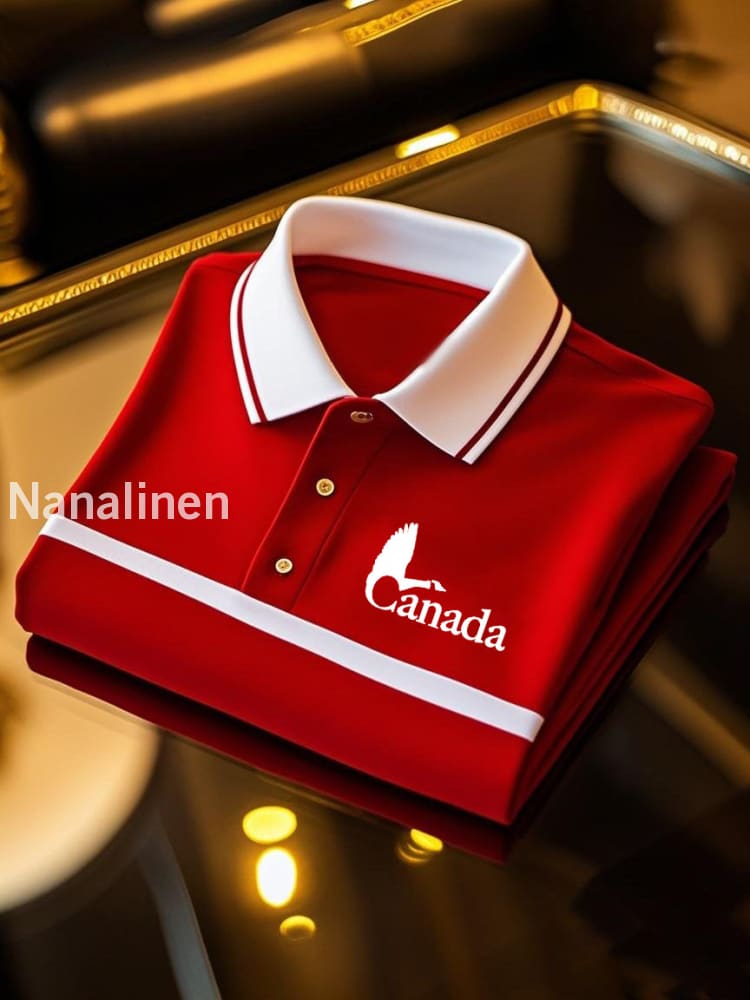 Men’s Vintage Canada Goose Casual Shirt Red / S
