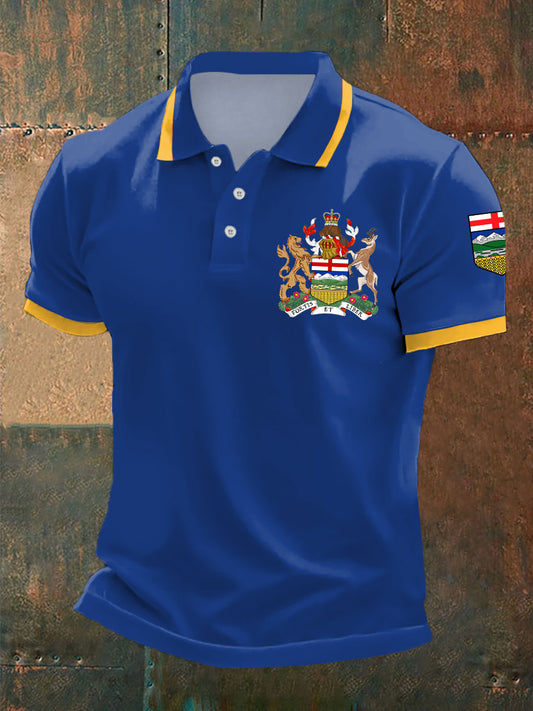 Men's Republic Of Alberta Print Casual Top
