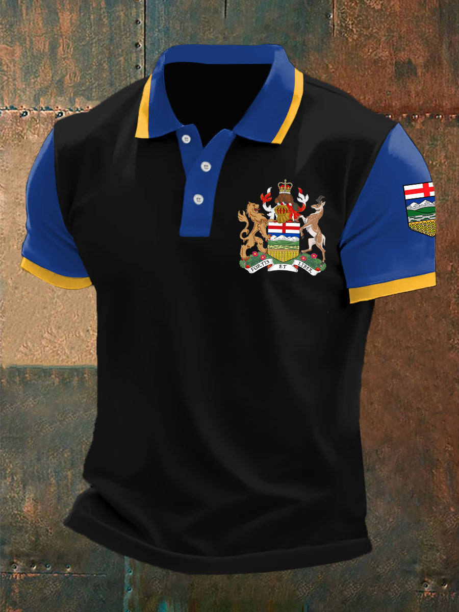 Men's Republic Of Alberta Print Casual Top