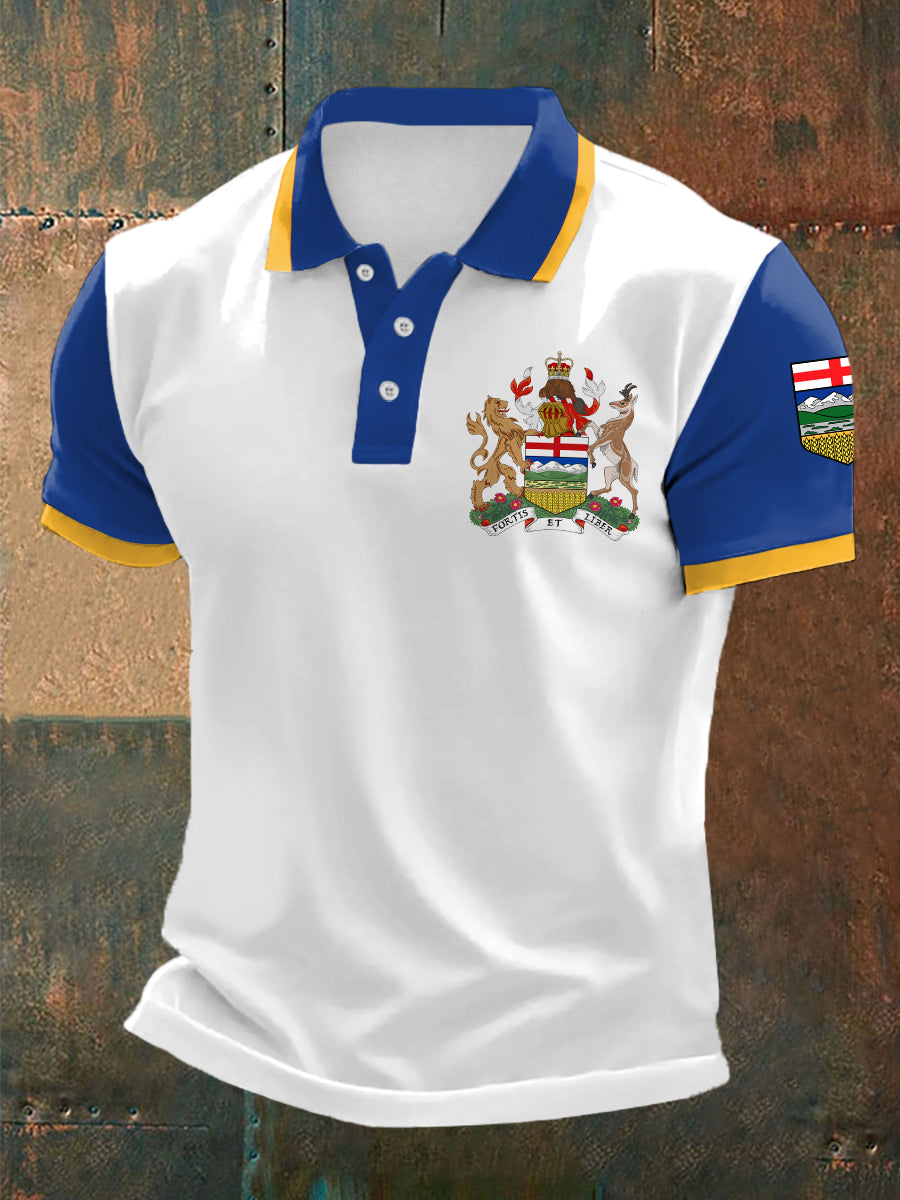 Men's Republic Of Alberta Print Casual Top