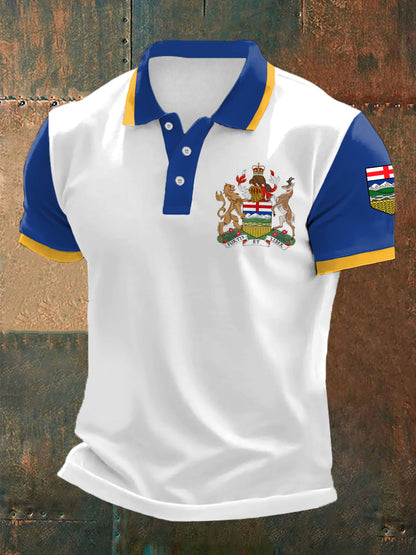 Men's Republic Of Alberta Print Casual Top
