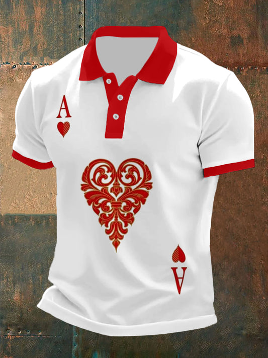 Men's Texas Hold'em Art Print Top