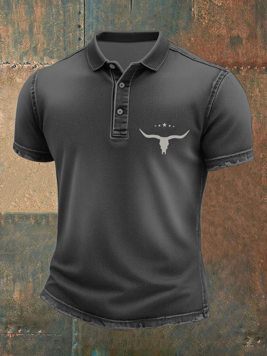 Men's Western Denim T-shirt