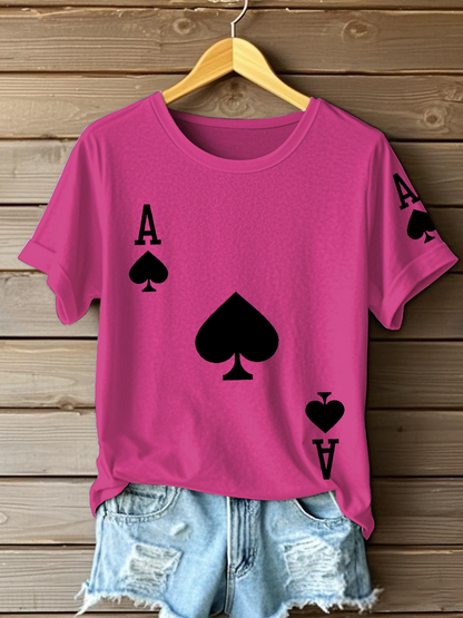 Women's Poker Ace of Spades T-shirts