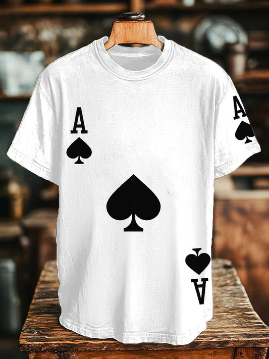 Unisex poker Ace of Spades T-shirts