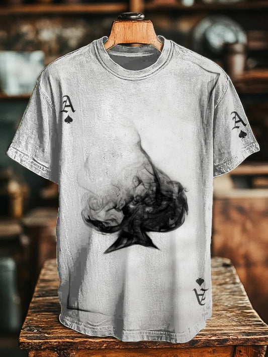 Unisex poker Ace of Spades T-shirts