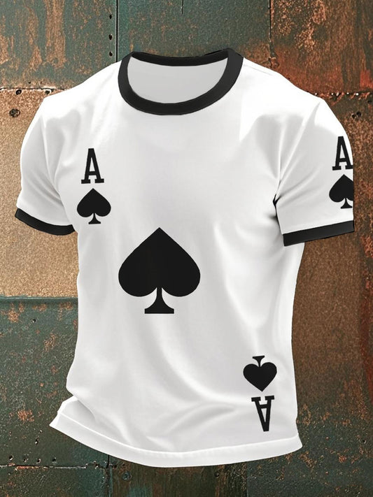 Men's Poker Ace of Spades T-shirts