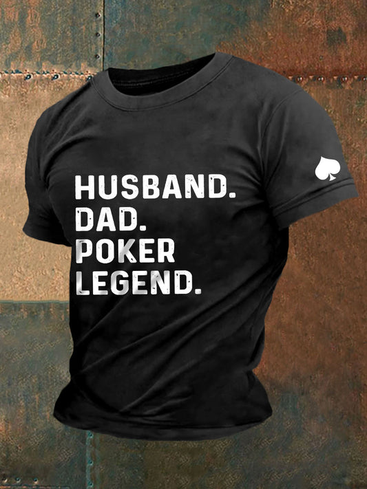 Men's poker T-shirt