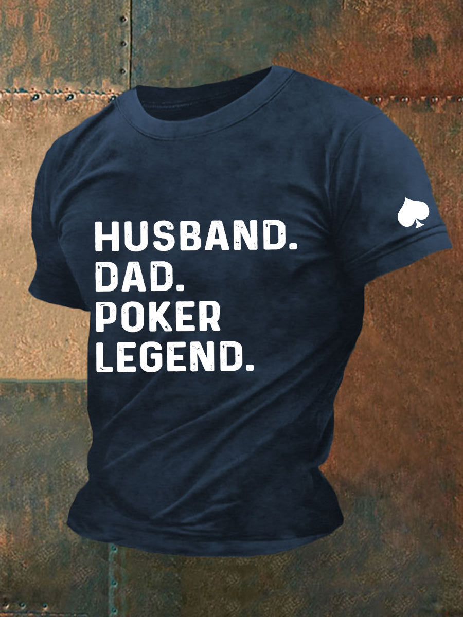 Men's poker T-shirt