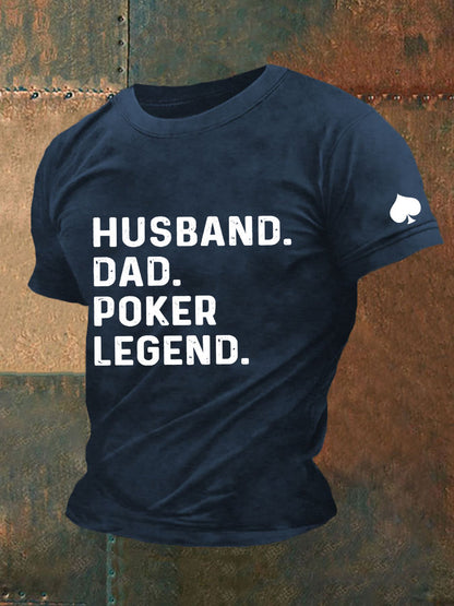 Men's poker T-shirt