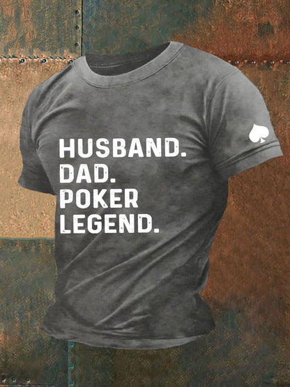 Men's poker T-shirt