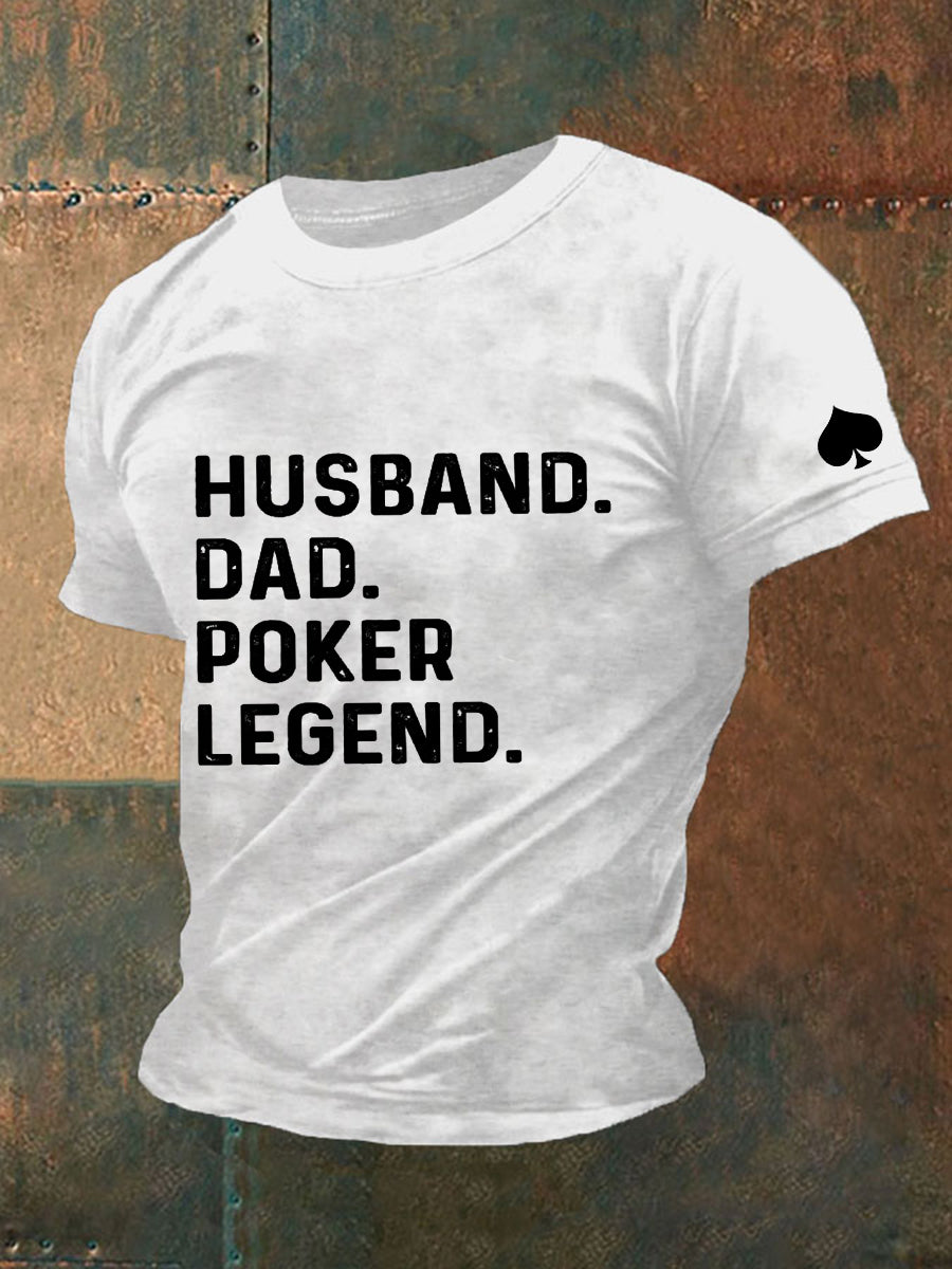 Men's poker T-shirt