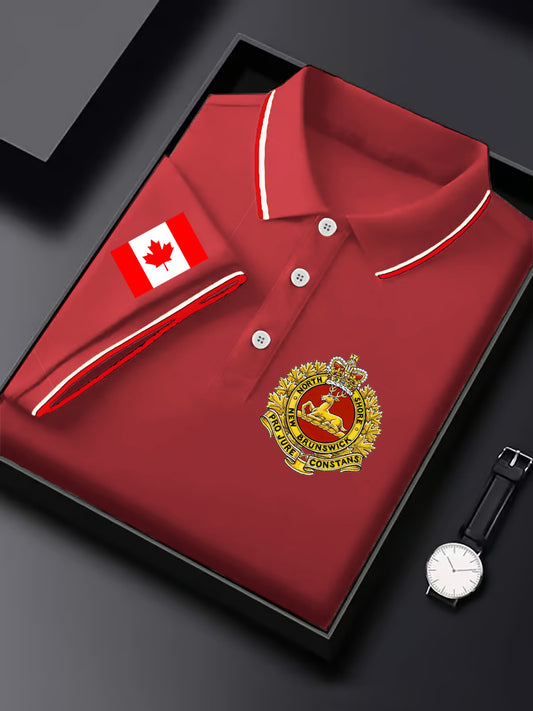 Men's Happy Canada Day Canadian Maple Leaf  Print Casual Top