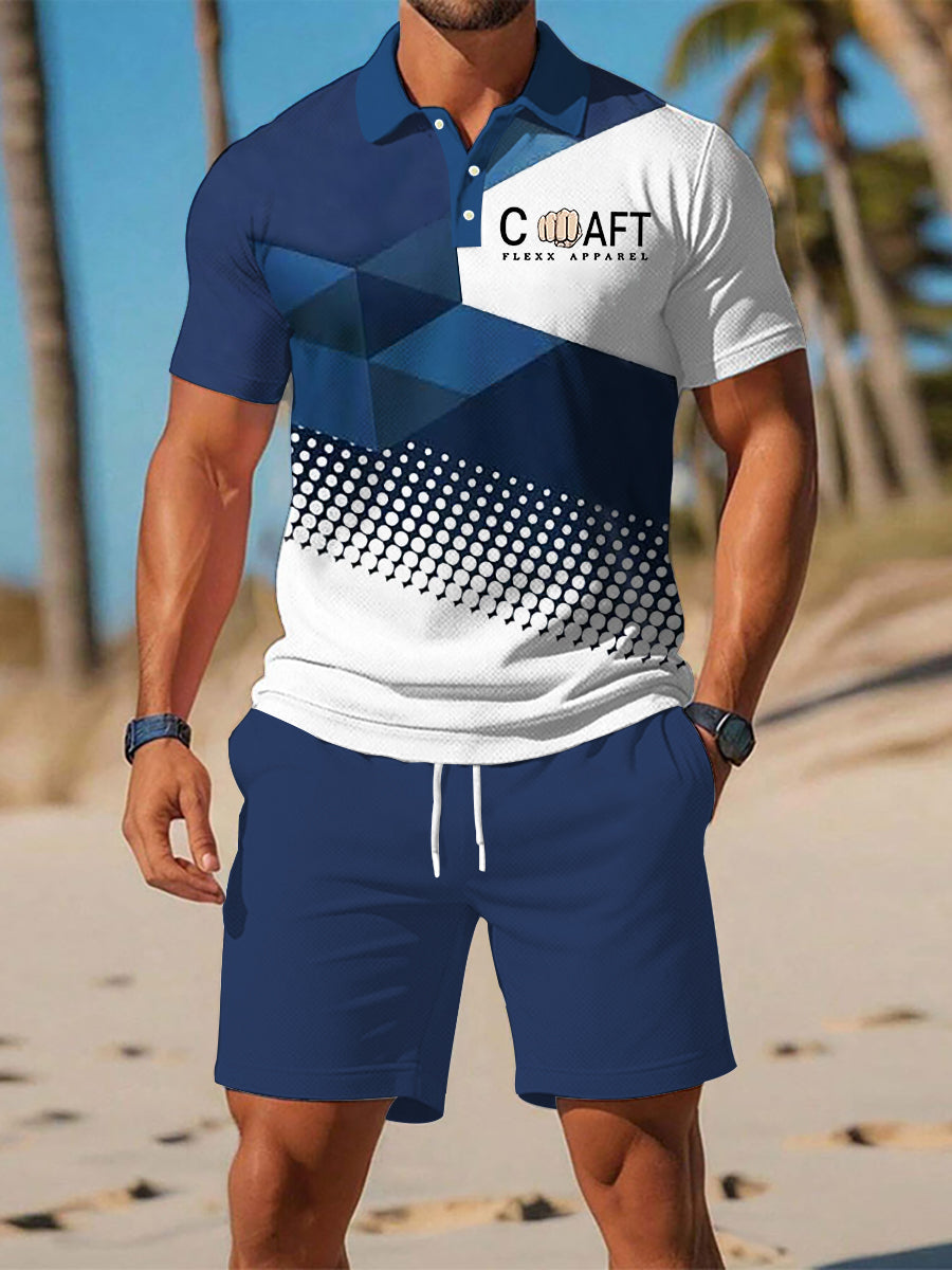 Men's Casual Business Short Sleeve Suit