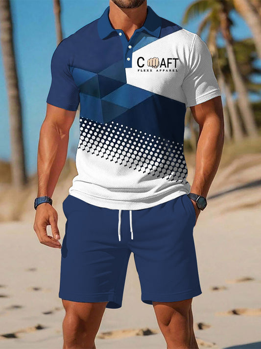 Men's Casual Business Short Sleeve Suit