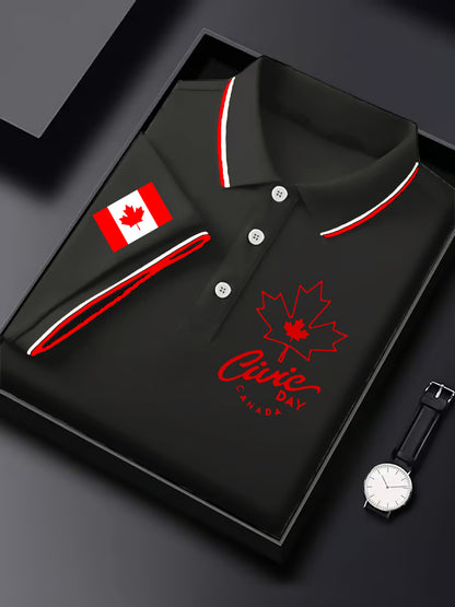 Men's Civic Holiday  Casual Business Short Sleeve Top