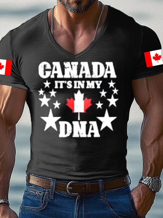 Men's CANADA IT'S IN MY DNA Short Sleeves T-Shirt