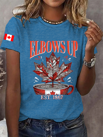 Women's Canada Print Casual T-Shirt