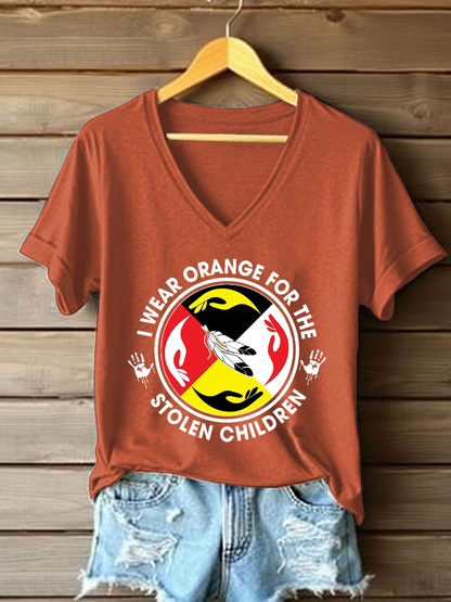 Women's Every Child Matters Printed Casual T-Shirt