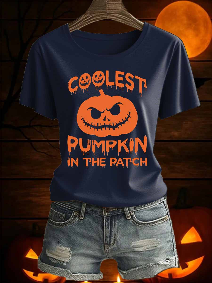Women's Halloween Iron On Short Sleeve T-Shirt