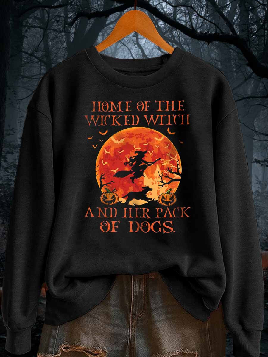 Women's Halloween polyester sweatshirt