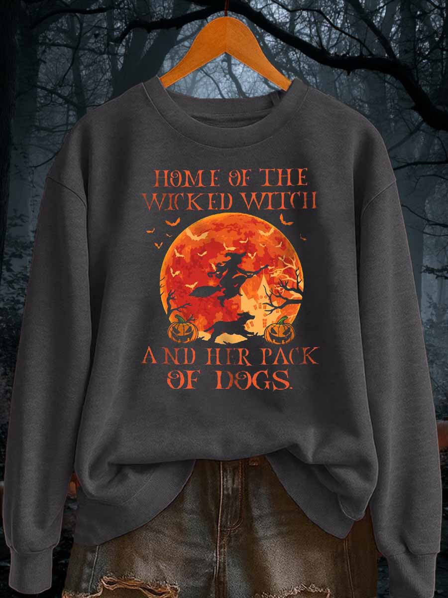 Women's Halloween polyester sweatshirt