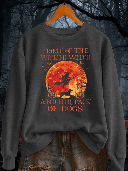 Women's Halloween polyester sweatshirt