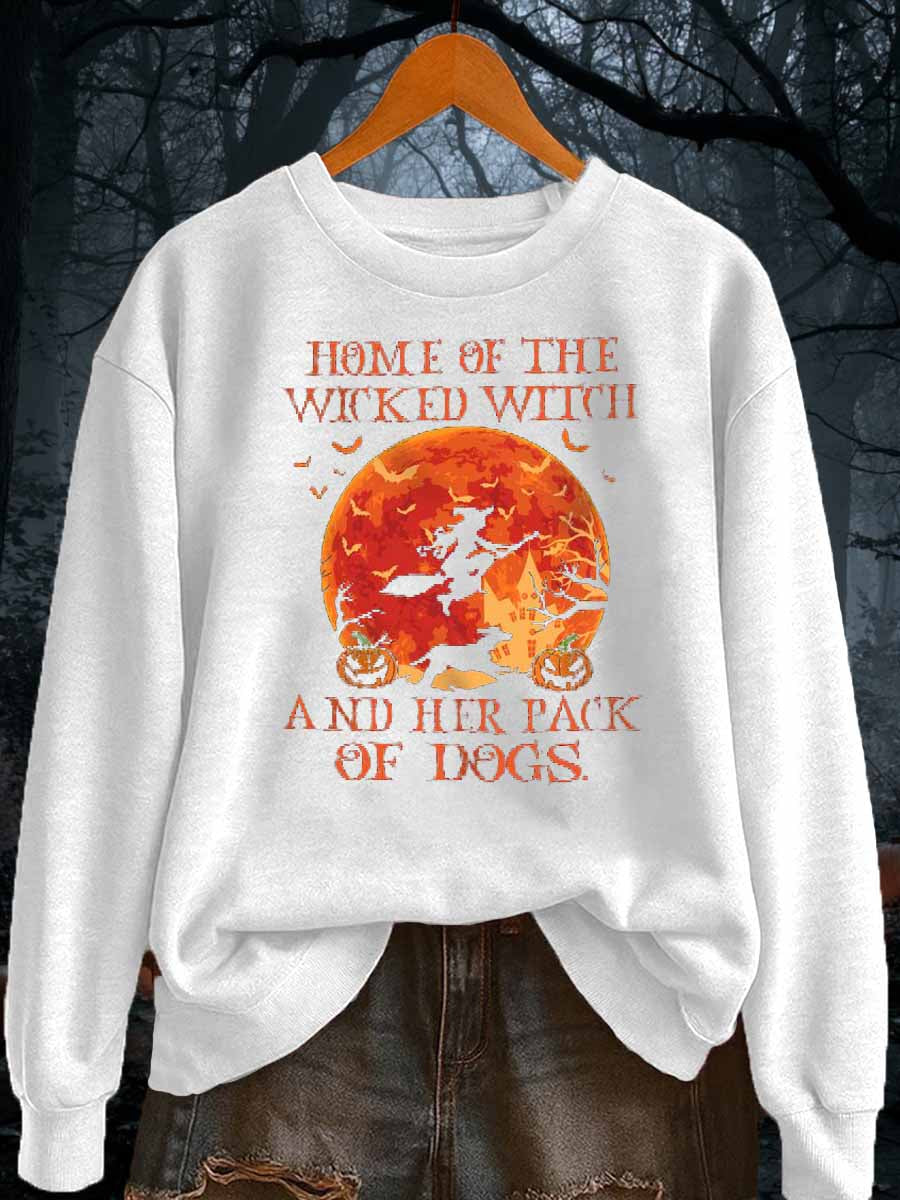 Women's Halloween polyester sweatshirt