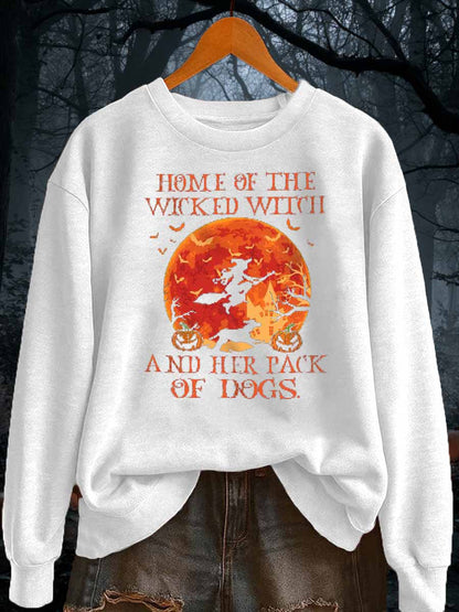Women's Halloween polyester sweatshirt