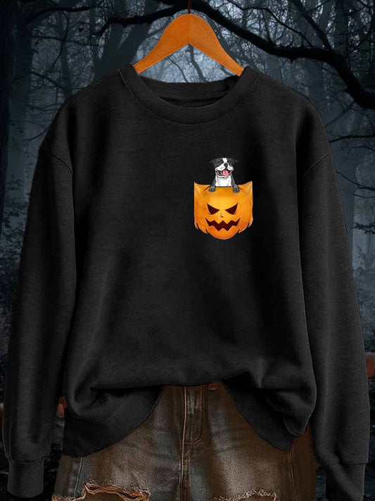 Women's Halloween polyester sweatshirt