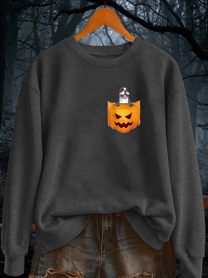 Women's Halloween polyester sweatshirt