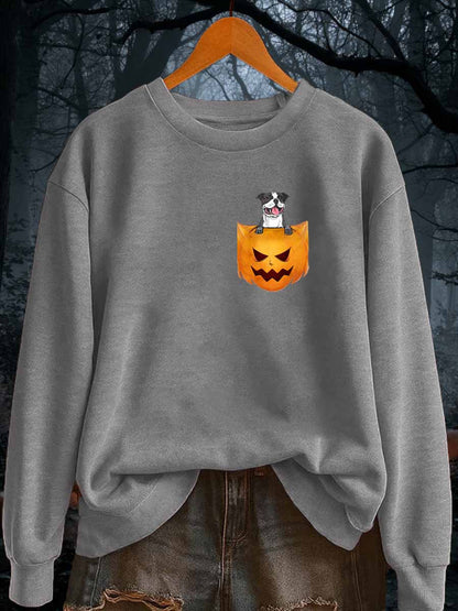 Women's Halloween polyester sweatshirt