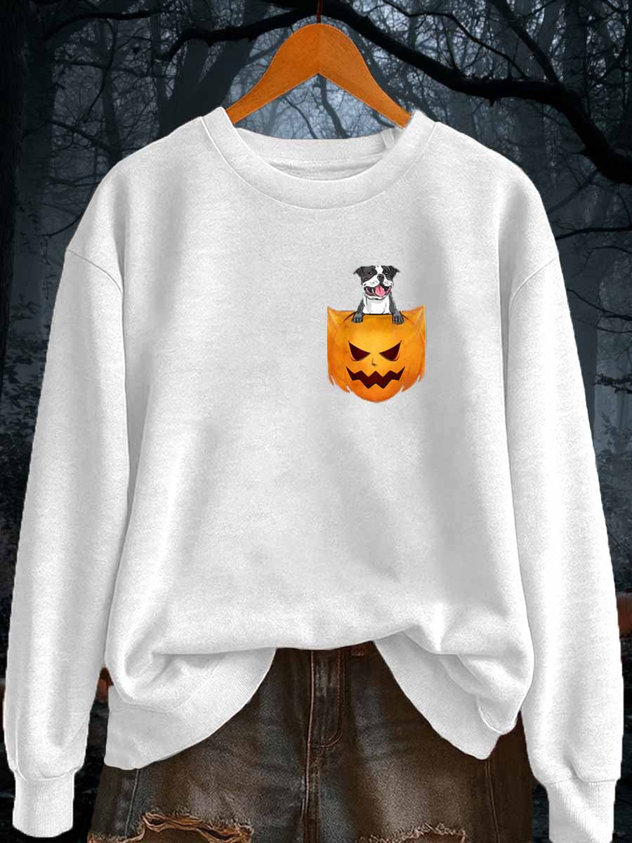 Women's Halloween polyester sweatshirt