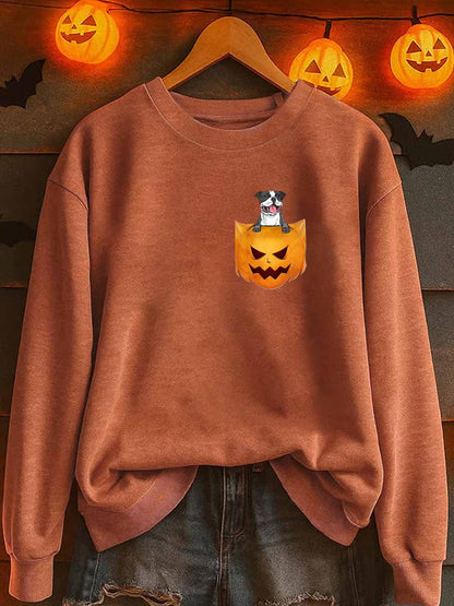 Women's Halloween polyester sweatshirt