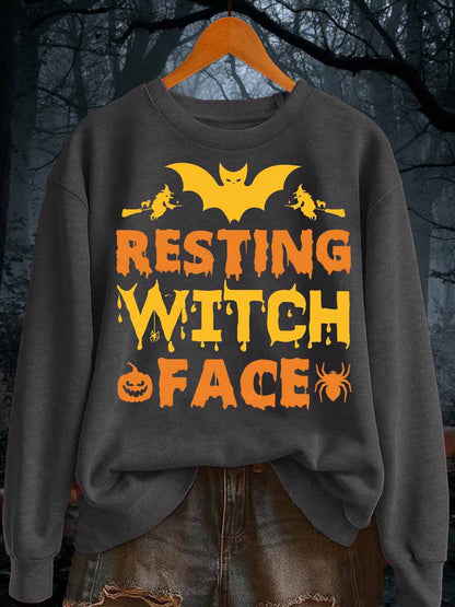 Women's Halloween polyester sweatshirt