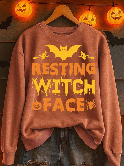 Women's Halloween polyester sweatshirt