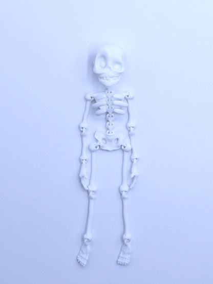 3D Printed Vintage Skeleton Magnetic Figurine