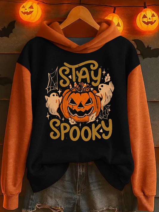 Women's Halloween Print Sweatshirt