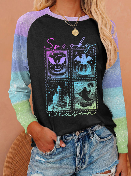 Women's Spooky Season Long Sleeve T-Shirt