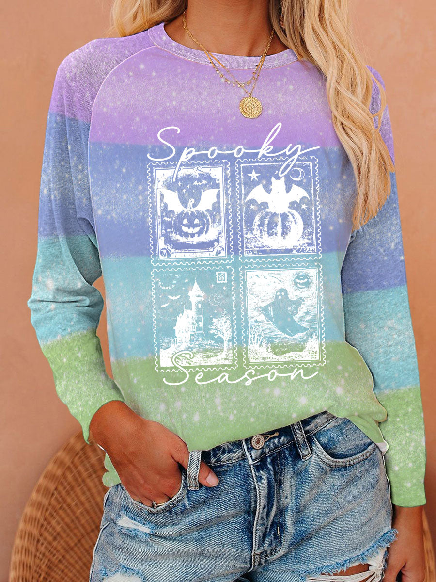 Women's Spooky Season Long Sleeve T-Shirt